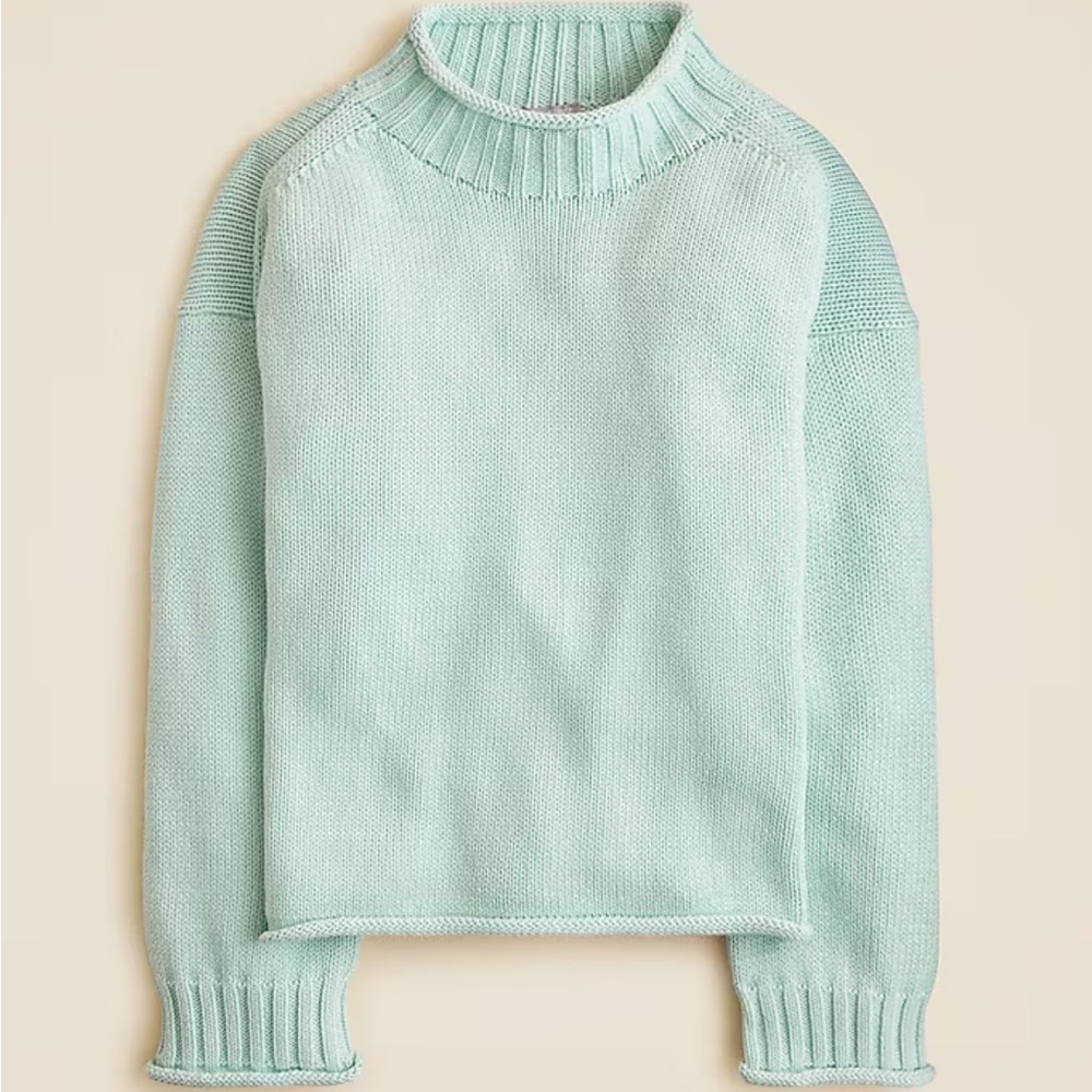 JCrew Women's Rollneck Cotton Sweater